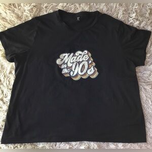 SHEIN CURVE Womens size 4 XL MADE IN THE 90’S T SHIRT